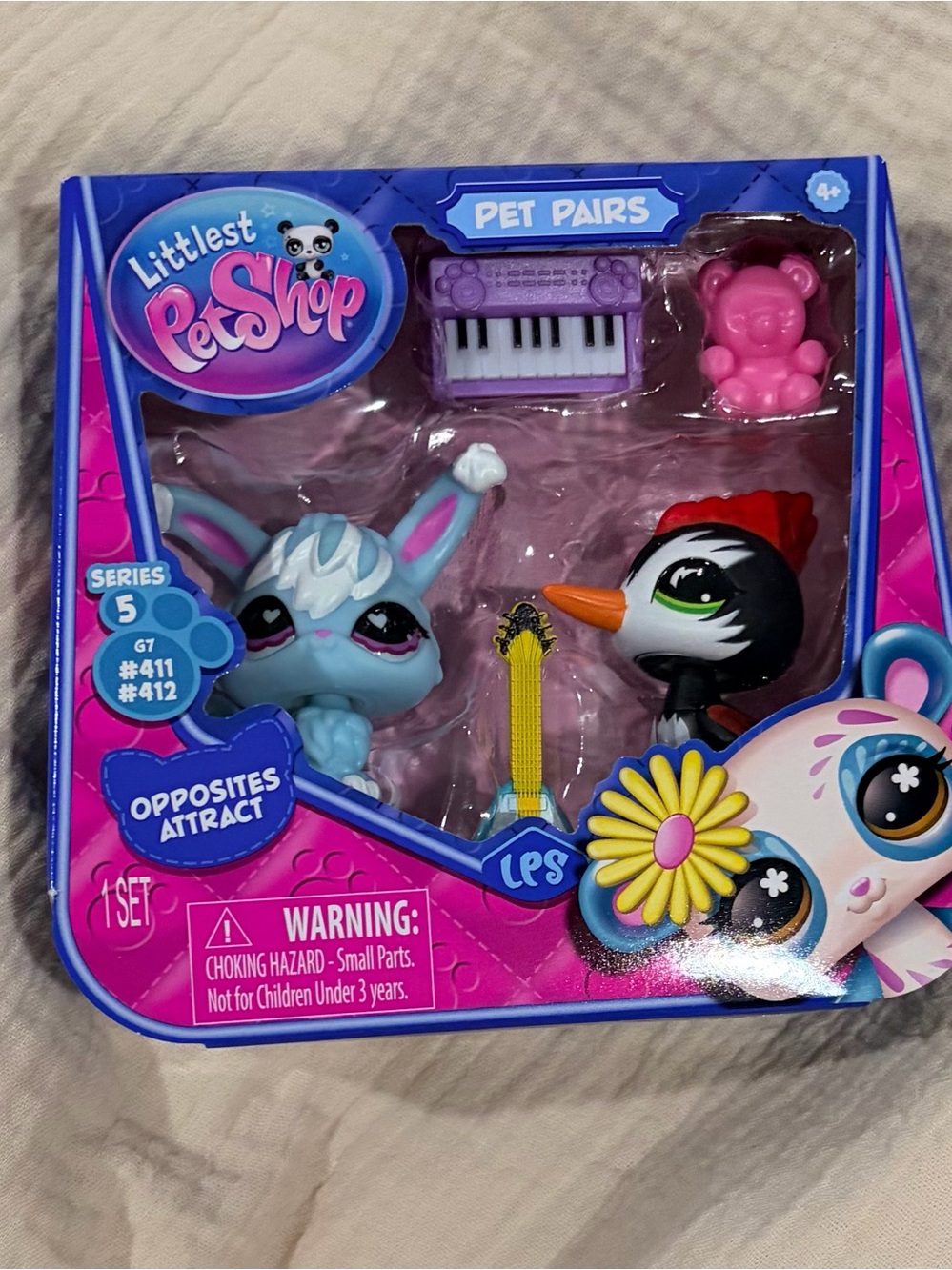 Littlest Pet Shop, Series 5, Pet Pairs Sets- Opposites Attract